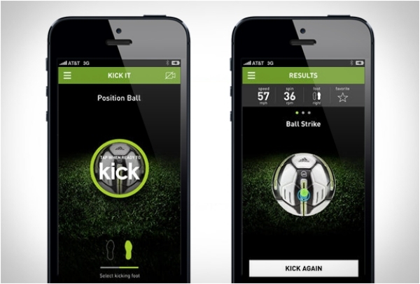 mobilný telefón adidas-micoach-smart-futbalová lopta