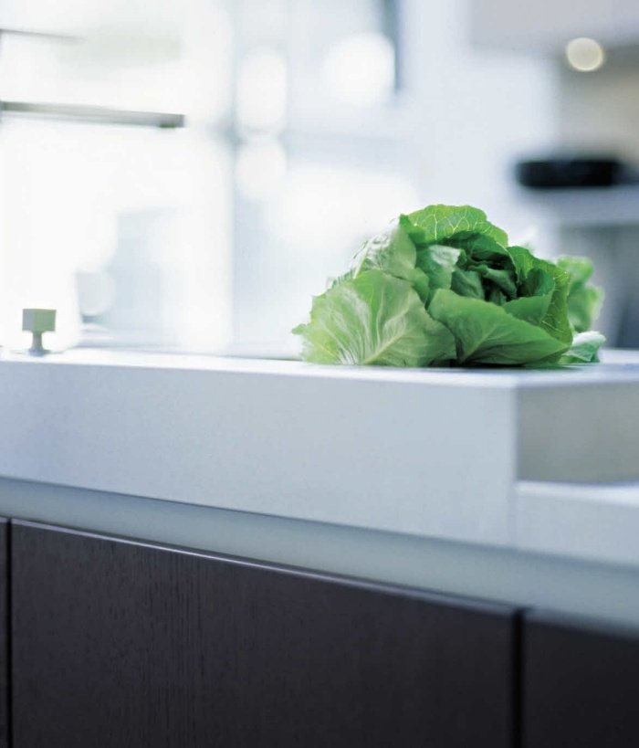 Mini-záhrada-v-kuchyni-nápady-šalát-kuchynská linka