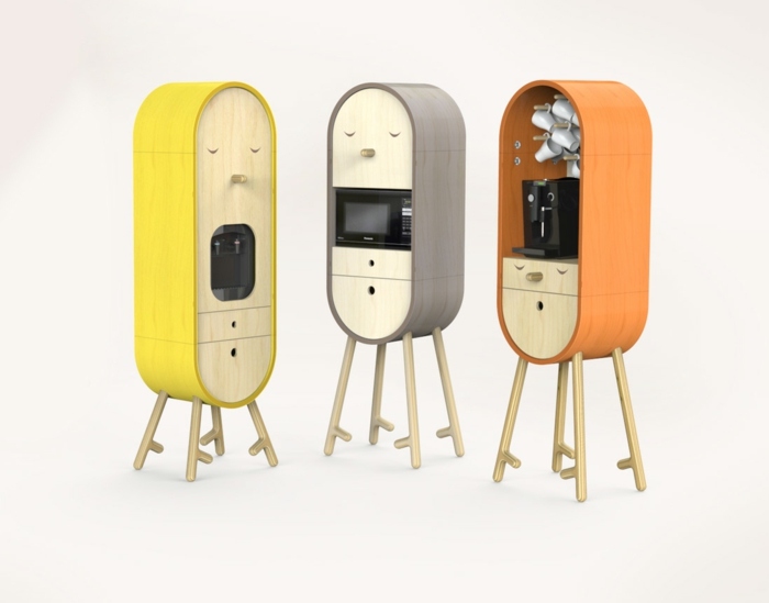 mini kuchyňa lo lo oranžová sivá žltá prevedenie