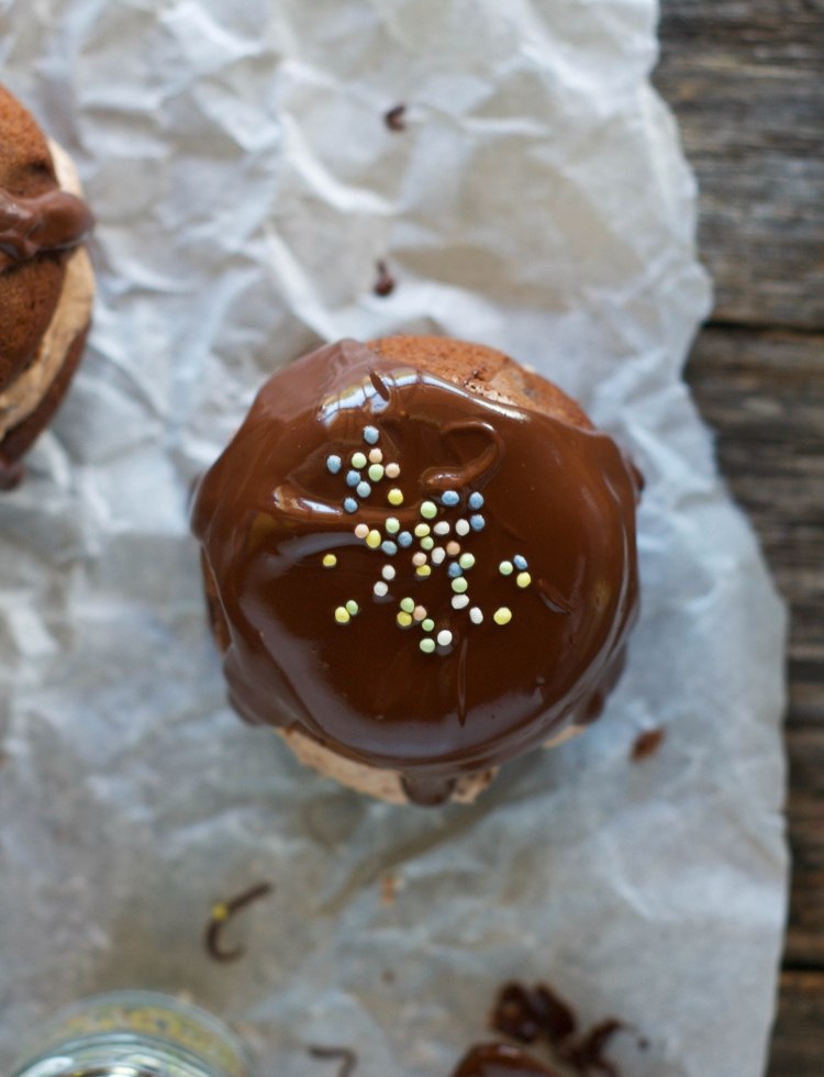 mini čokoládový koláč dvojúrovňový recept