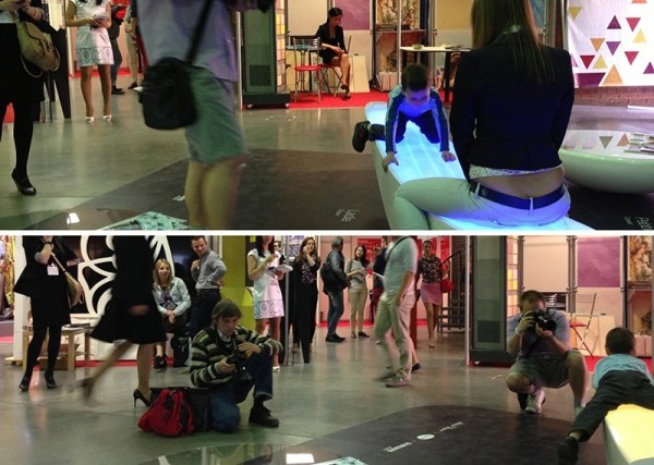 Petrohrad-veľtrh dizajnu-hojdacia stolička Ladia s hojdačkou