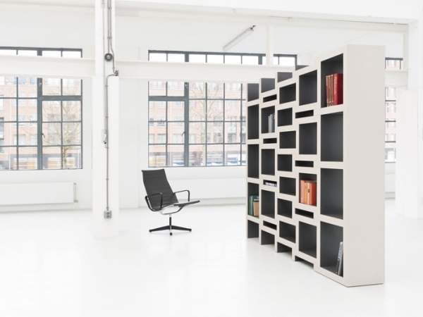 rek knižný dizajnový nábytok od renier de jong