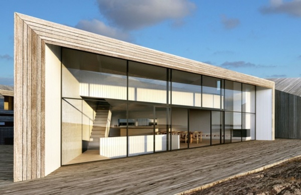 drevená architektúra-dom-klevens-udde-švédsko