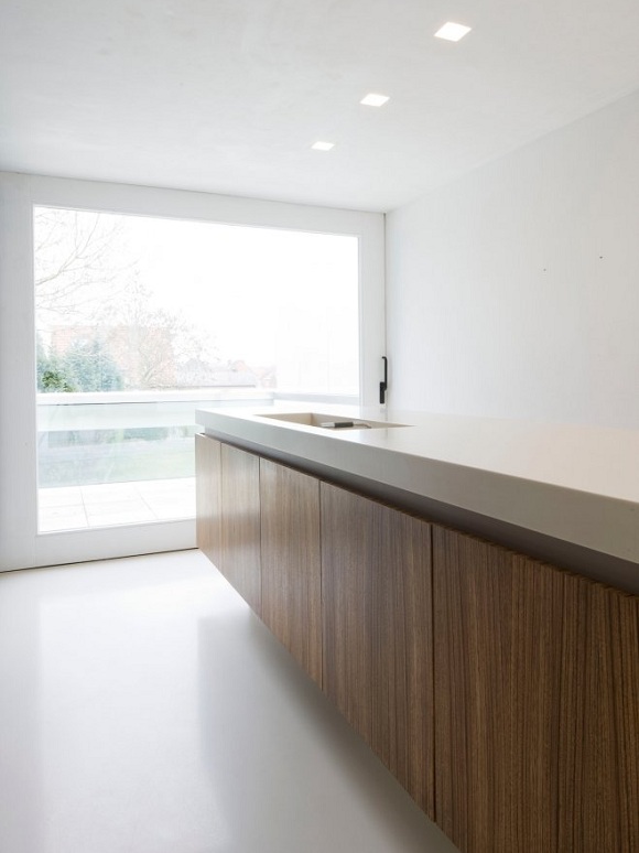 minimalistická doska v kuchyni minimalistická kuchynská doska