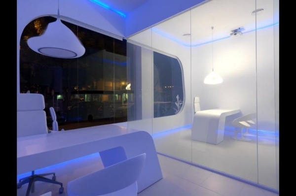 moderná kancelárska budova-minimalistická architektúra minimalistická architektúra - zaujímavá kancelárska budova