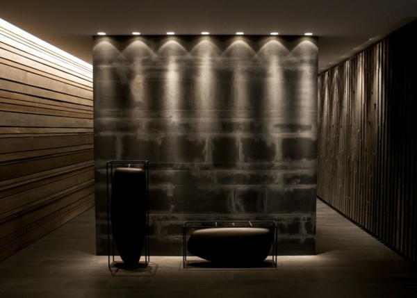 subtílne vstavané nástenné osvetlenie kúpeľne subtílne vstavané osvetlenie