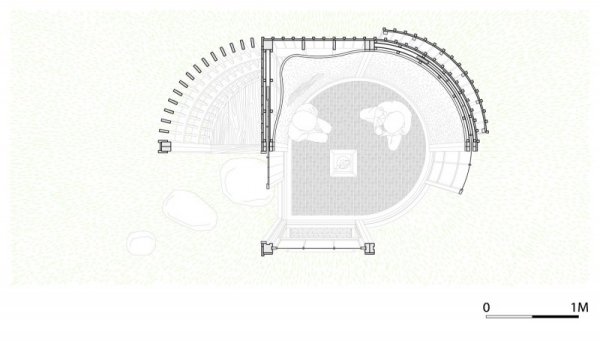 Perspektíva architektúry čajovne A1 Perspektíva architektúry čajovne