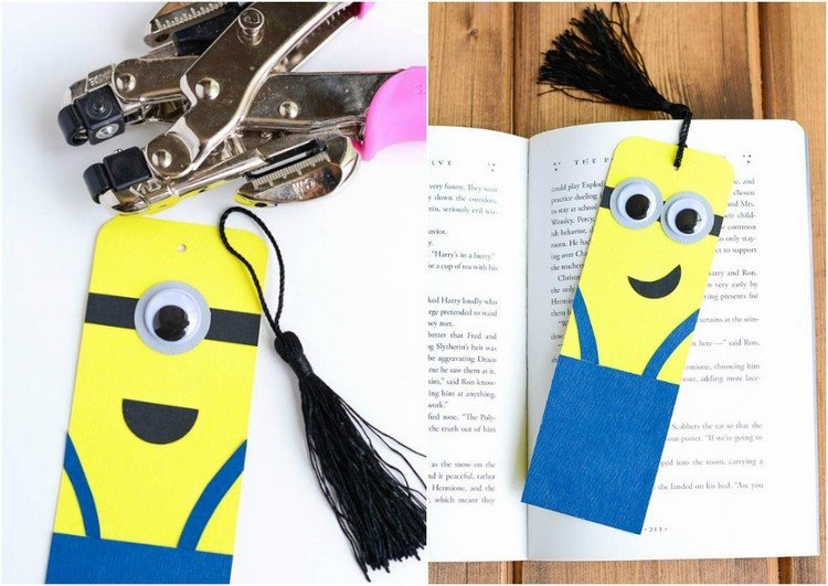 design záložiek-minionov