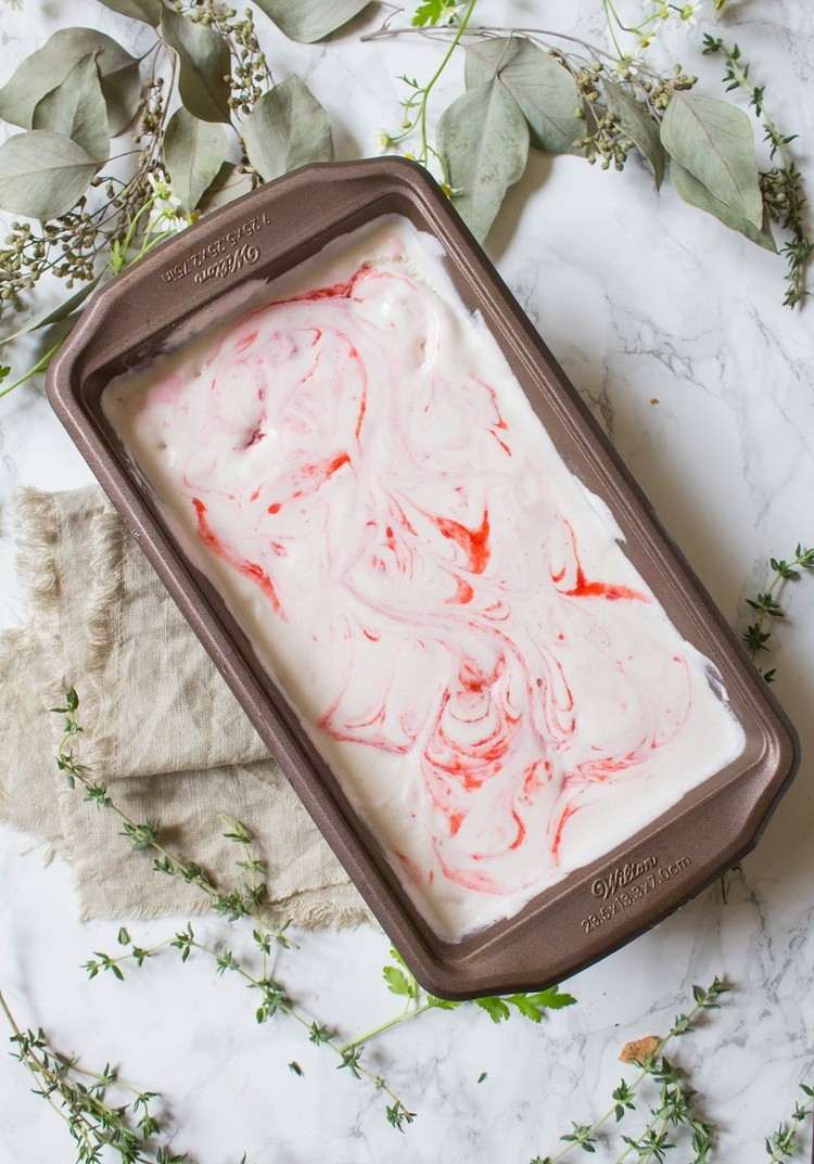 Recept na zmrzlinu z jahodovej mäty pre Thermomix ľahký