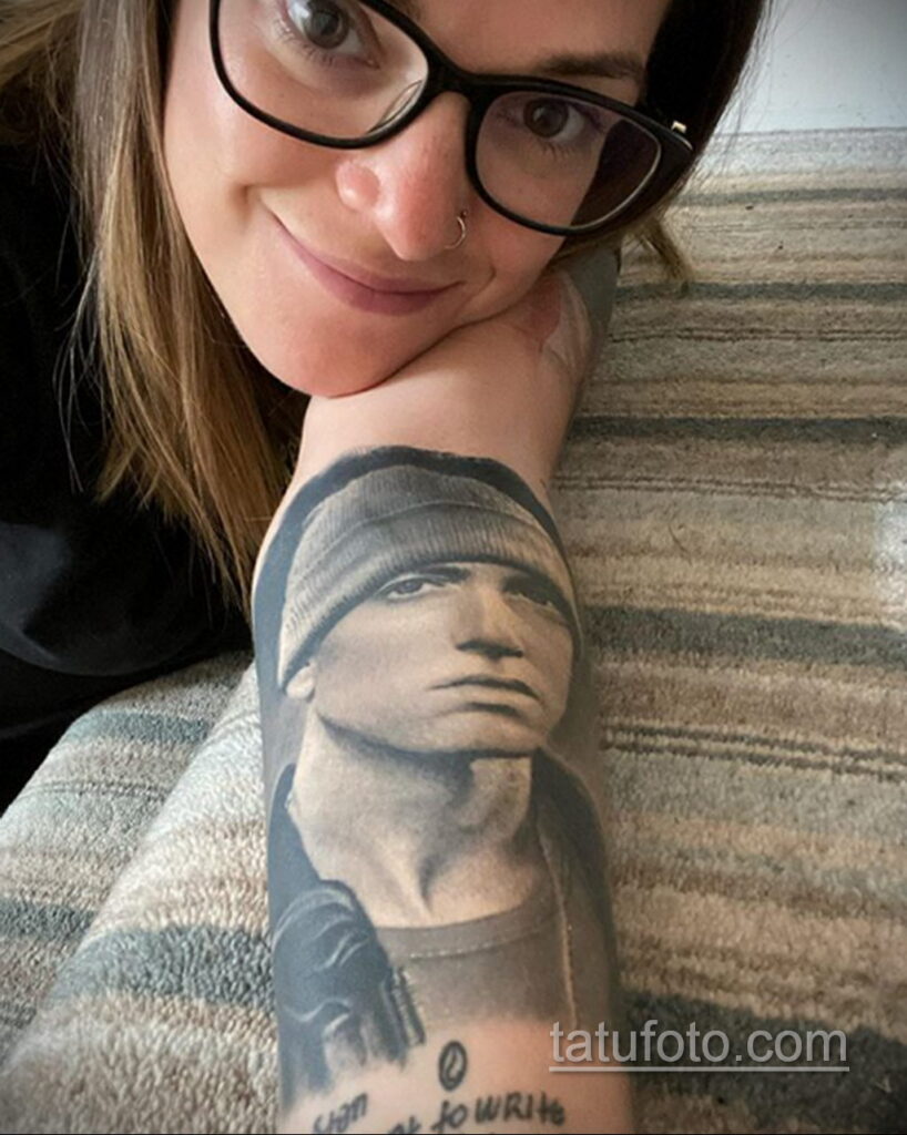 Tetovaža Nikki Patterson s Eminemom - fotografija 4