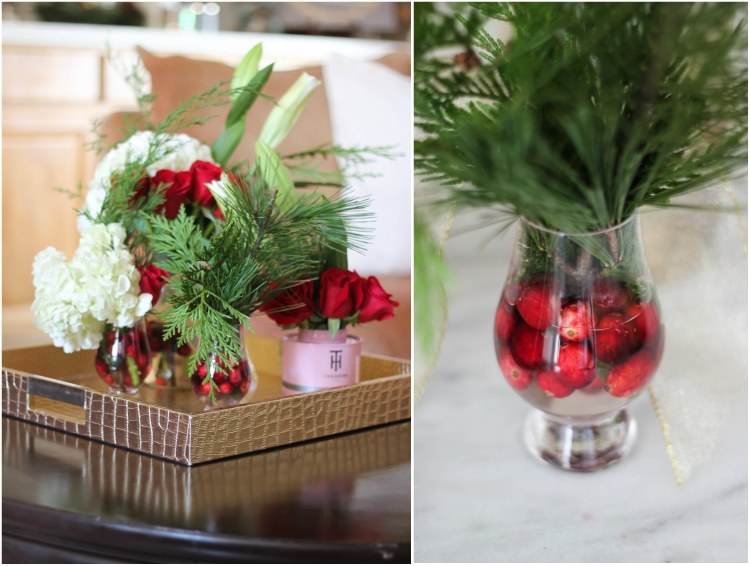 kvety vianočné ozdoba váza ozdobiť bobule