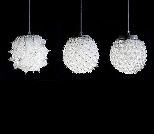 okrúhle lustrové modely moderný biely luster