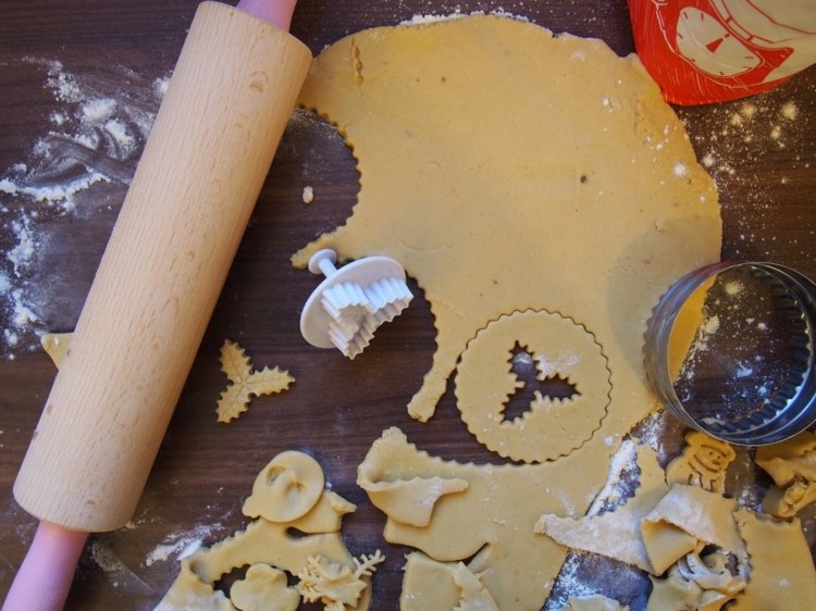 vitráže cookies pečenie imela dobroty jedlá dekorácia