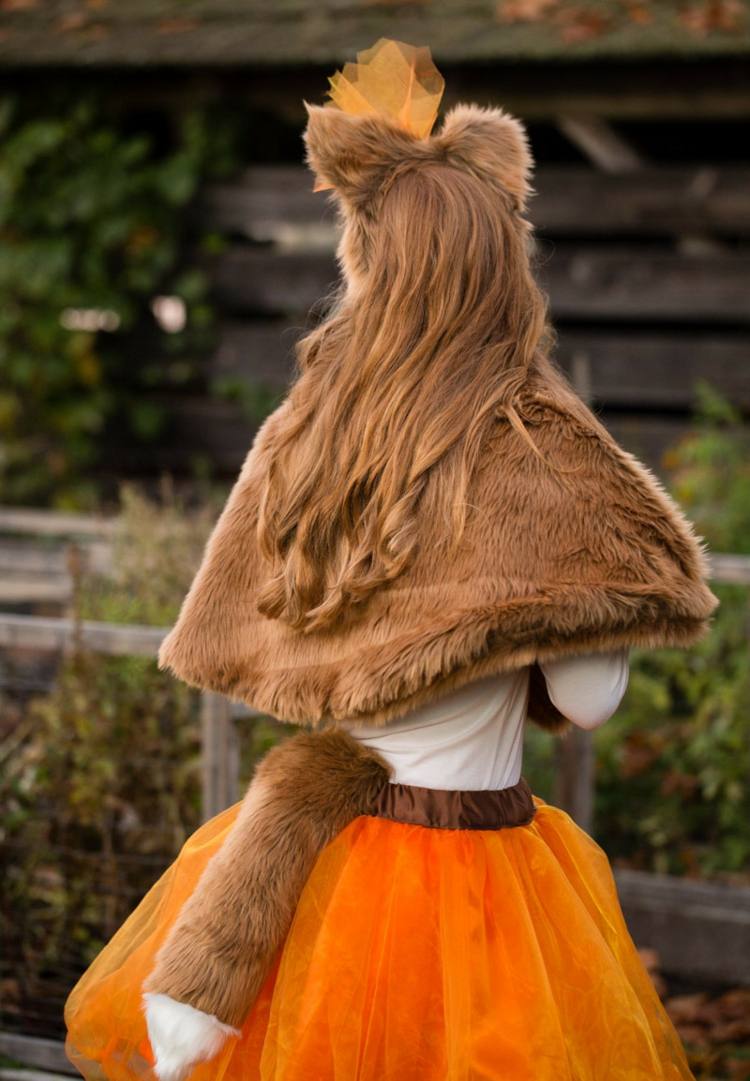 detské zvieracie kostýmy líška lesné zvieratá tutu chvost