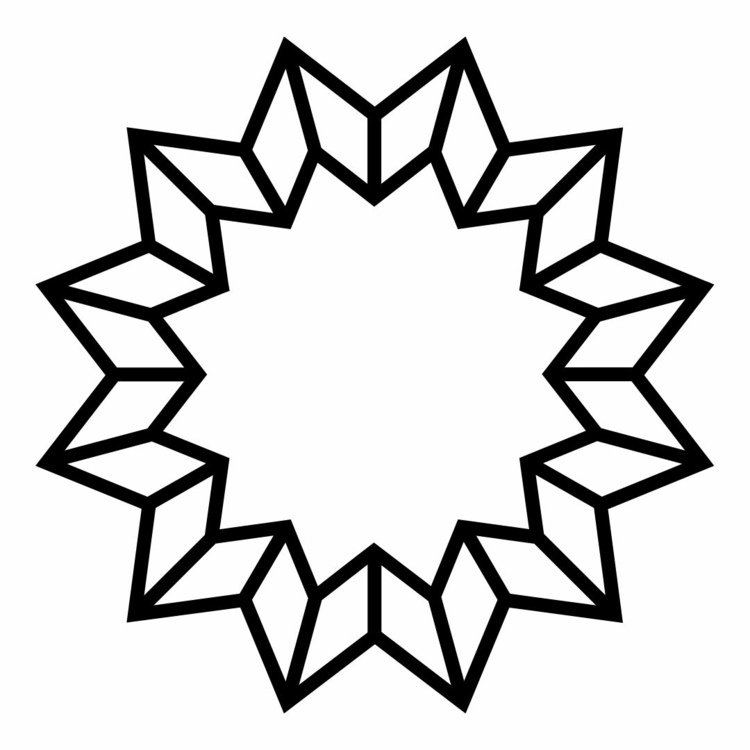 Veniec v tvare hviezdy na vianočné obdobie - ozdobte okno kriedovými ceruzkami