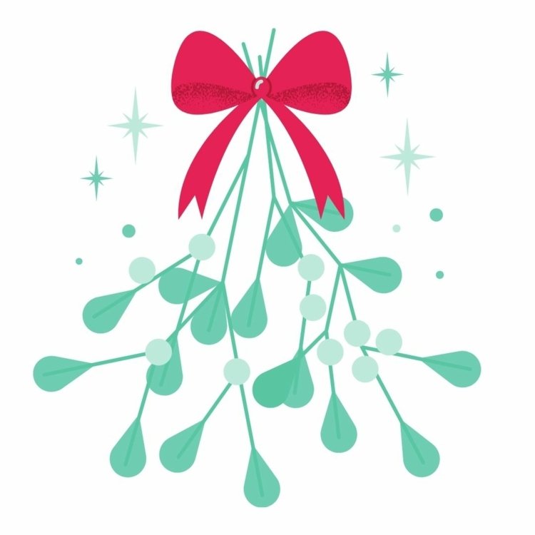 Okno namaľujte farebnými kriedovými ceruzkami a nakreslite imelo