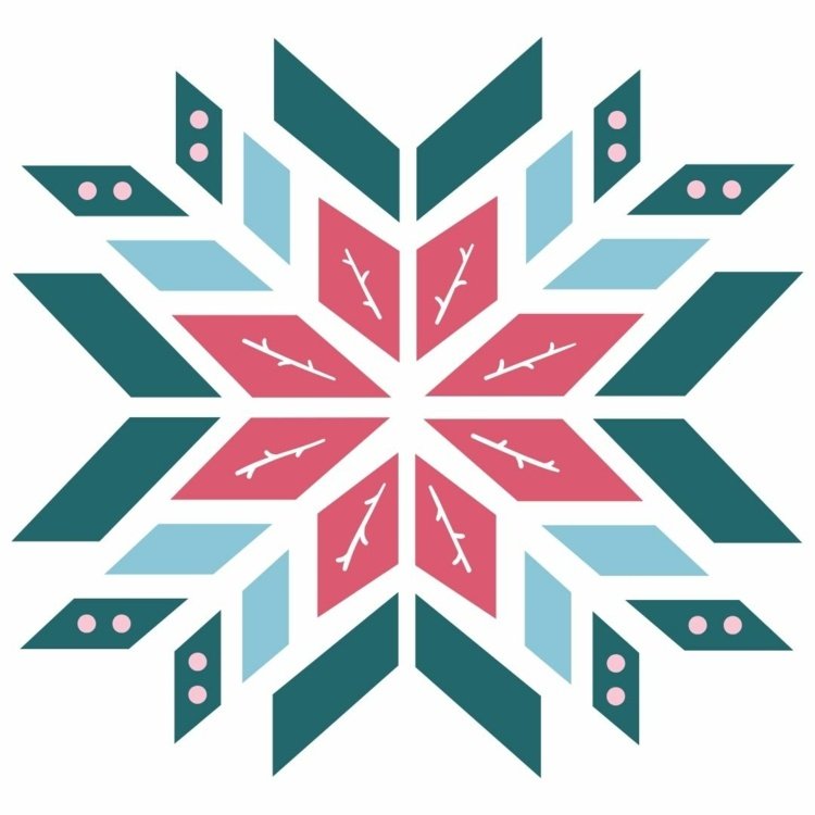 Vianočná hviezda v pastelových farbách na ozdobenie okien na Vianoce