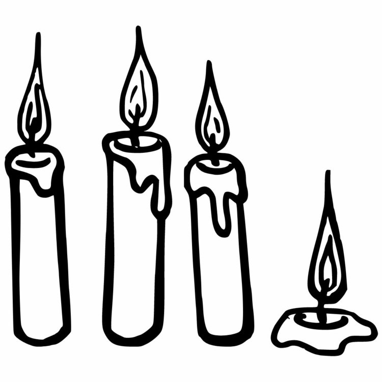 Maľovacie sviečky na okennej tabuli - vianočné motívy navodia príjemnú atmosféru