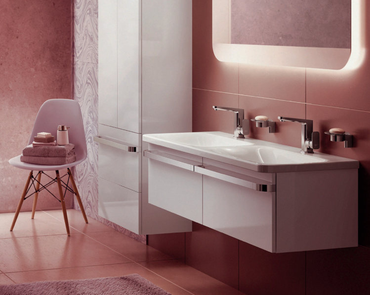 moderné armatúry, ktoré šetria vodu moderné-kúpelňové armatúry-šetriace vodu-páková-batéria-dvojumývadlo