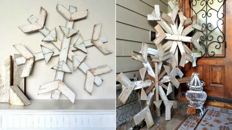 drevo-drotár-vianočné-kutilské-snehové vločky-kusy dreva-ľahké