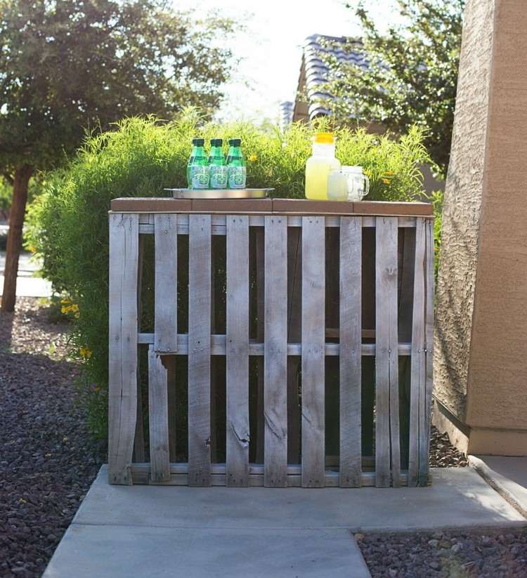 Barový pult na párty jedlá a nápoje barový pult, postav si sám a záhradnú párty