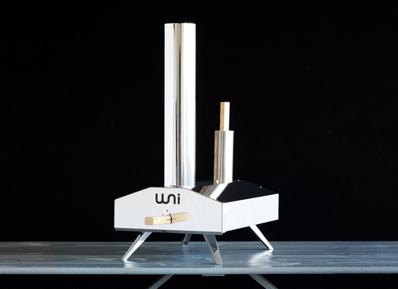 vylepšený model pece na pizzu Uuni Mobilná peletová pec na pizzu -uuni-2-nehrdzavejúca oceľ
