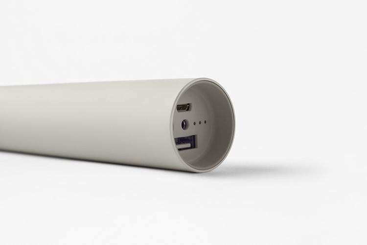 mobilná nabíjačka denqul nendo dizajn rotačné nabíjanie batéria mobilného telefónu inovatívna technológia núdzové vývody batérií usb mini