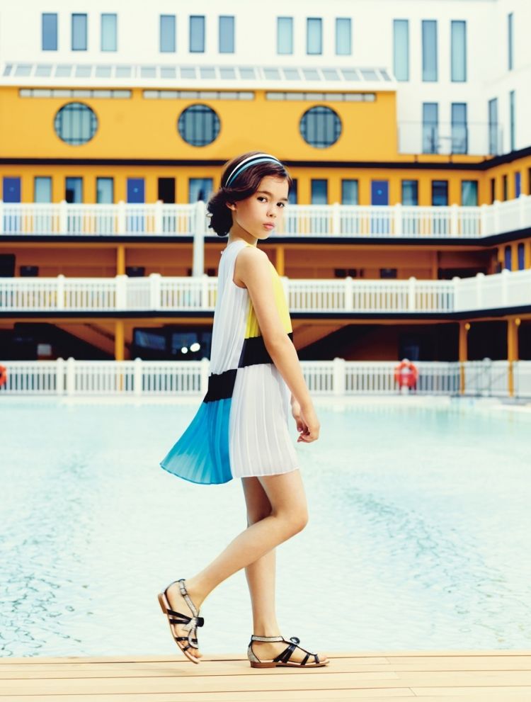 Šifónové šaty pre malé slečny od Baby Dior fashion-little-girl-jar-leto-2015-baby-dior-šifón-šaty