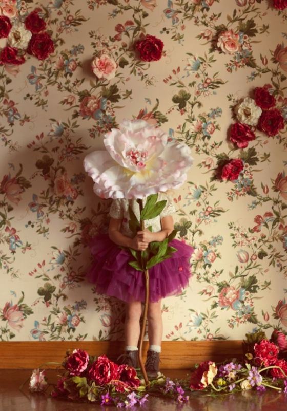obrovská kvetinová nástenná tapeta fialová sukňa vyrobená z tylu Ružová tapeta tylová sukňa dievčenská móda