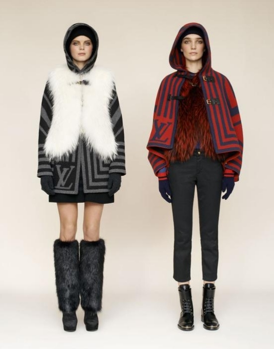trendový zimný vzor kolekcia Louis Vuitton-2014 jeseň 2013 zimné trendy vzory kolekcia Louis Vuitton-2014