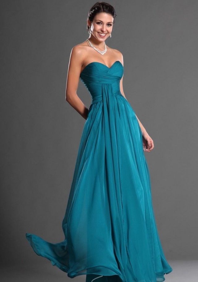 prehodené tmavomodré šaty Abiball 2014 Večerné modré šifónové šaty stredoškolský ples dlhé