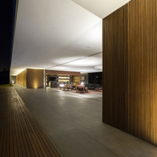 Priestranný dizajnový dom Habitat Brazília Otvorený plán Priestranný dizajnový dom Habitat Brazília s otvoreným pôdorysom