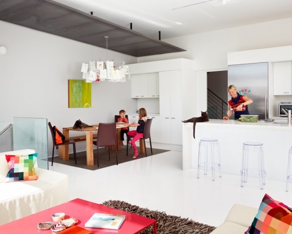 Interiérový dizajn obývacia izba moderný interiérový dizajn