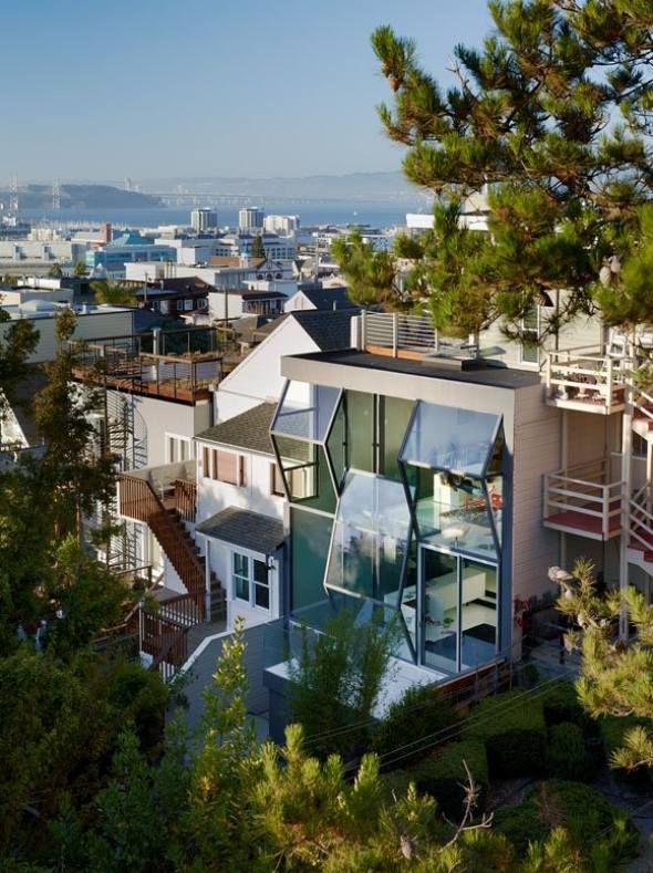 Flip House Architecture-Glass Fasáda-San Francisco