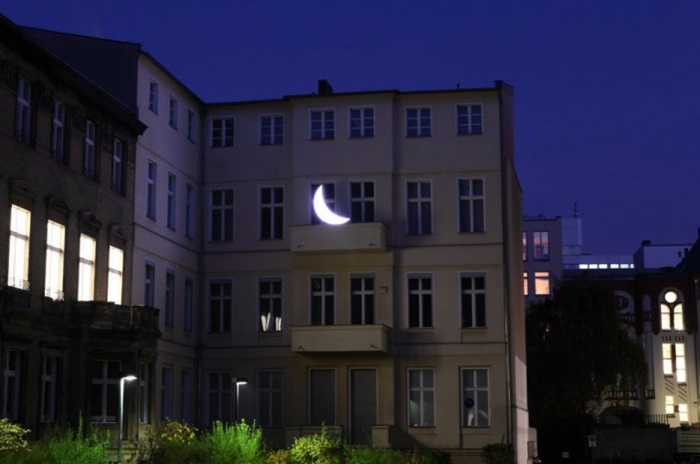 Obrázky vonkajšej lampy stavania mesiaca