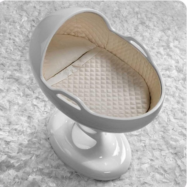 postieľka dodo vnútorný poťah hodváb luxusný biely lak