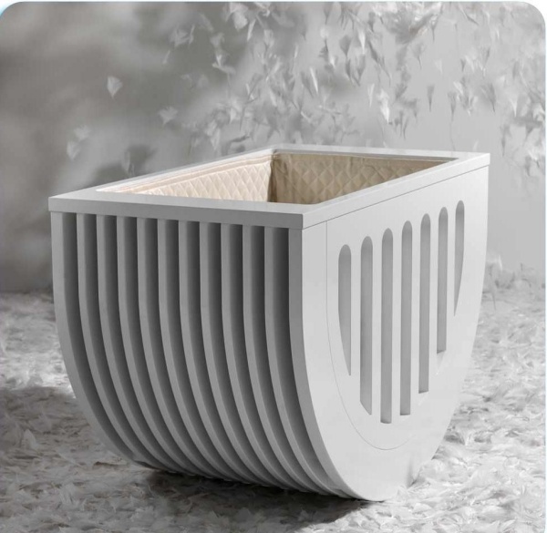 pohyblivá kolíska kolísky hodváb biely hodváb vnútorný poťah luxus