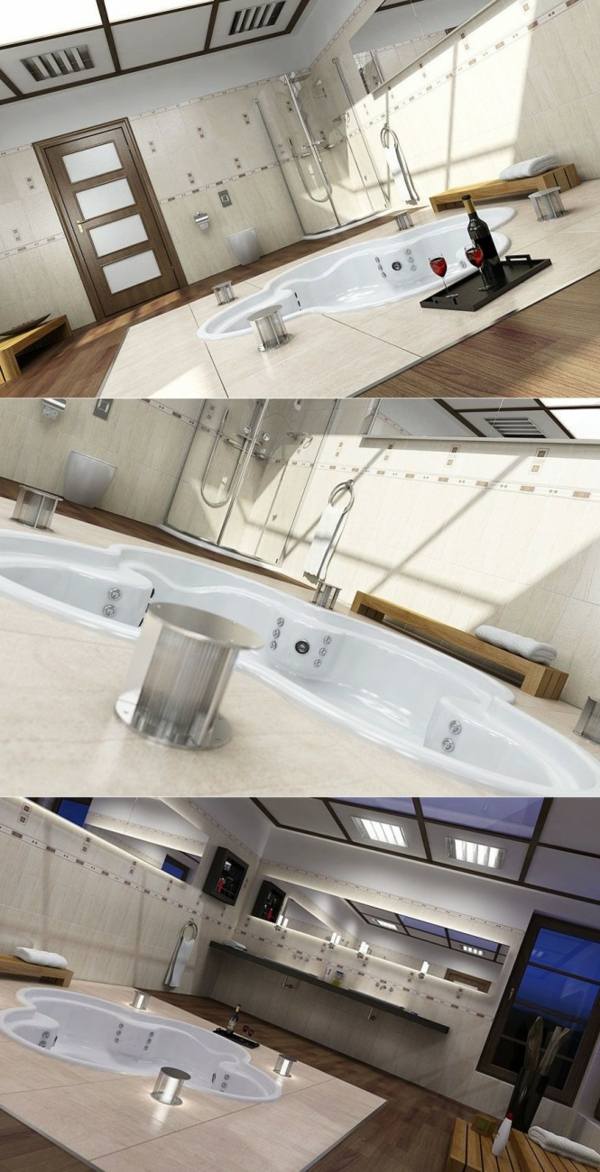 neobvyklý dizajn vane