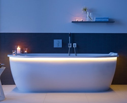 vírivá vaňa poskytuje inovatívne osvetlenie pre Darling New Duravit