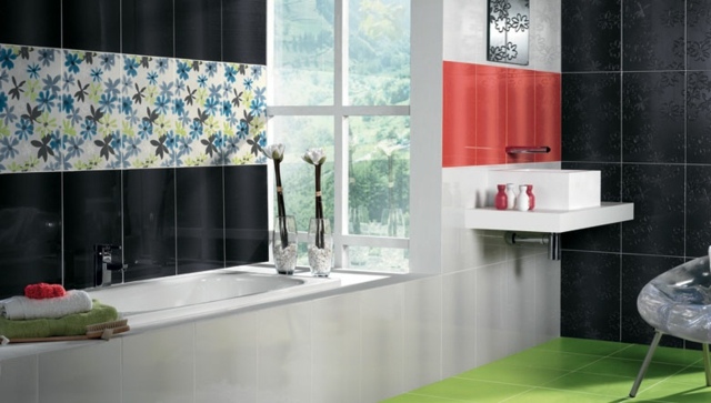 čierne dlaždice klasický vzor Dlaždice nápady na klasický vzor