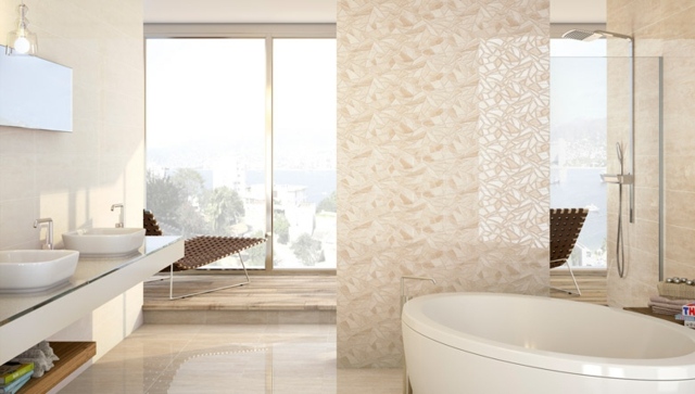 béžovo zlaté nápady na nápady na klasický obklad do kúpeľne príklady nápadov na vzor klasických obkladov do kúpeľne