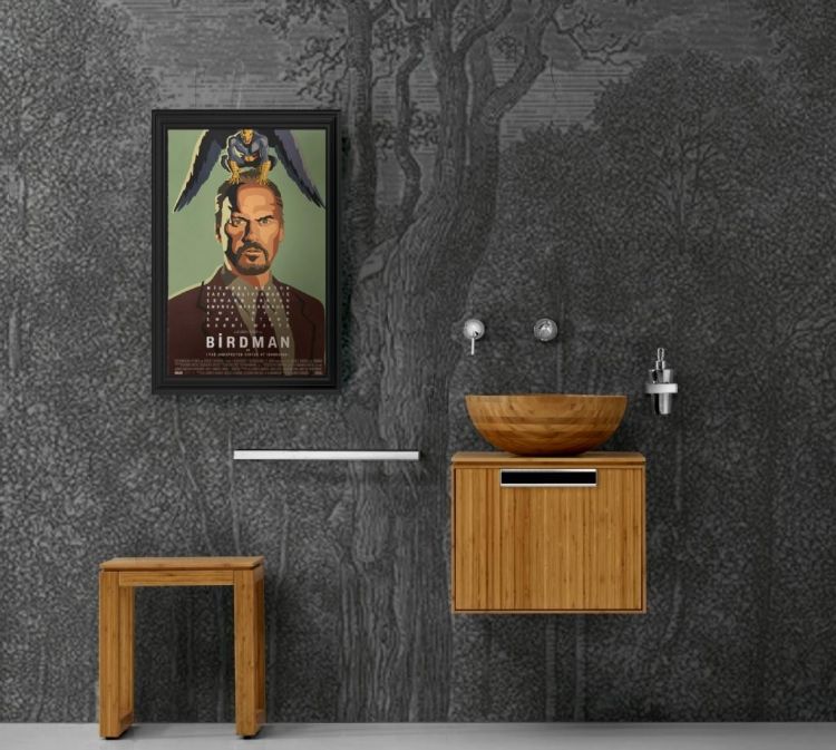 dávkovač mydla na kúpeľňový nábytok-bambus-moderné-márnosť-umývadlo-okrúhlu stoličku