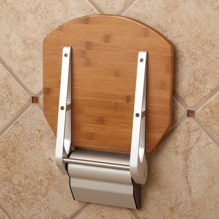 kúpelňový nábytok-bambus-moderné-sedátko do sprchy-nerez-drevo-doska-terakota-dlažba