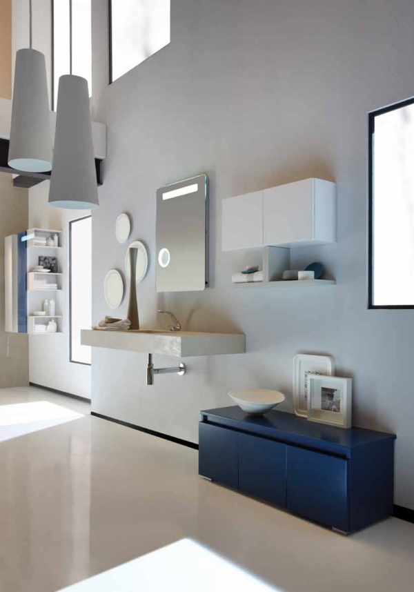 Dizajn spodnej skrinky pod umývadlo-moderné súpravy RAB Skrinka pod umývadlo moderná zostava Design-RAB do kúpeľne