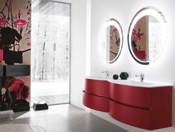 Nápady na dizajn kúpeľne Rote-Schränke-RAB Nápady na dizajn kúpeľne Rote-Schränke-RAB Arredo Bagno