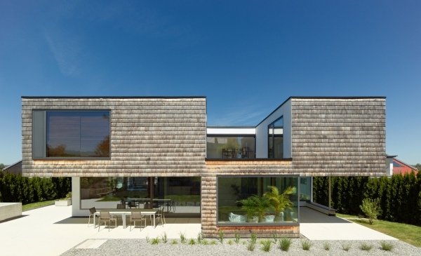 fasáda železobetónu kubický objem architektúry bauhausu