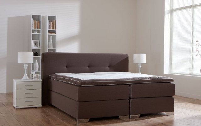 boxová pružinová posteľ, čokoládovo hnedé hliníkové nohy, čelo postele box pružinová posteľ-čokoláda-hnedá-hliníkové-nohy-posteľ-hlava