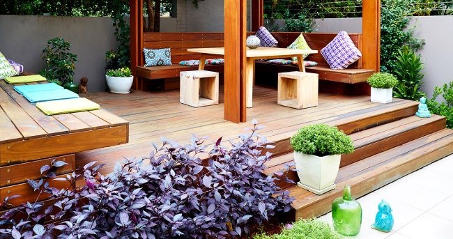 za nádvorím dizajn pohodlné deco relax relax