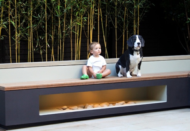 Záhradná strešná terasa sedací nábytok bambusové rastliny ochrana osobných údajov Sedací nábytok, bambusové rastliny, lavica na ochranu súkromia, drevená lavica