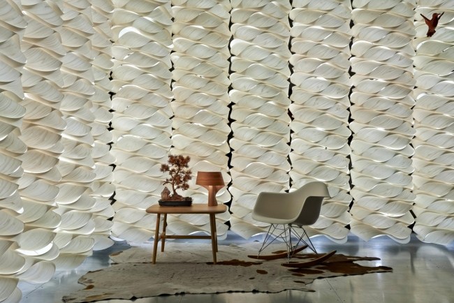 moderný dizajn svetiel ohýbaná buková dyha